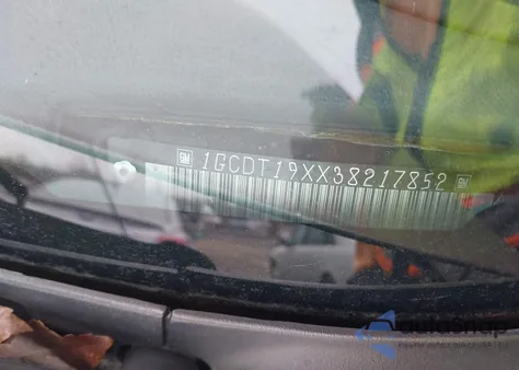 2003 Chevrolet S-10 Ls z USA, uszkodzony, nr VIN 1GCDT19XX38217852